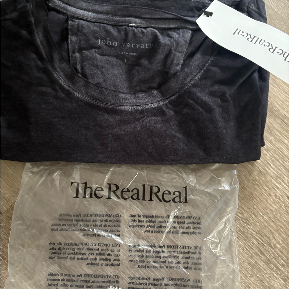 John Varvatos Charcoal Tee